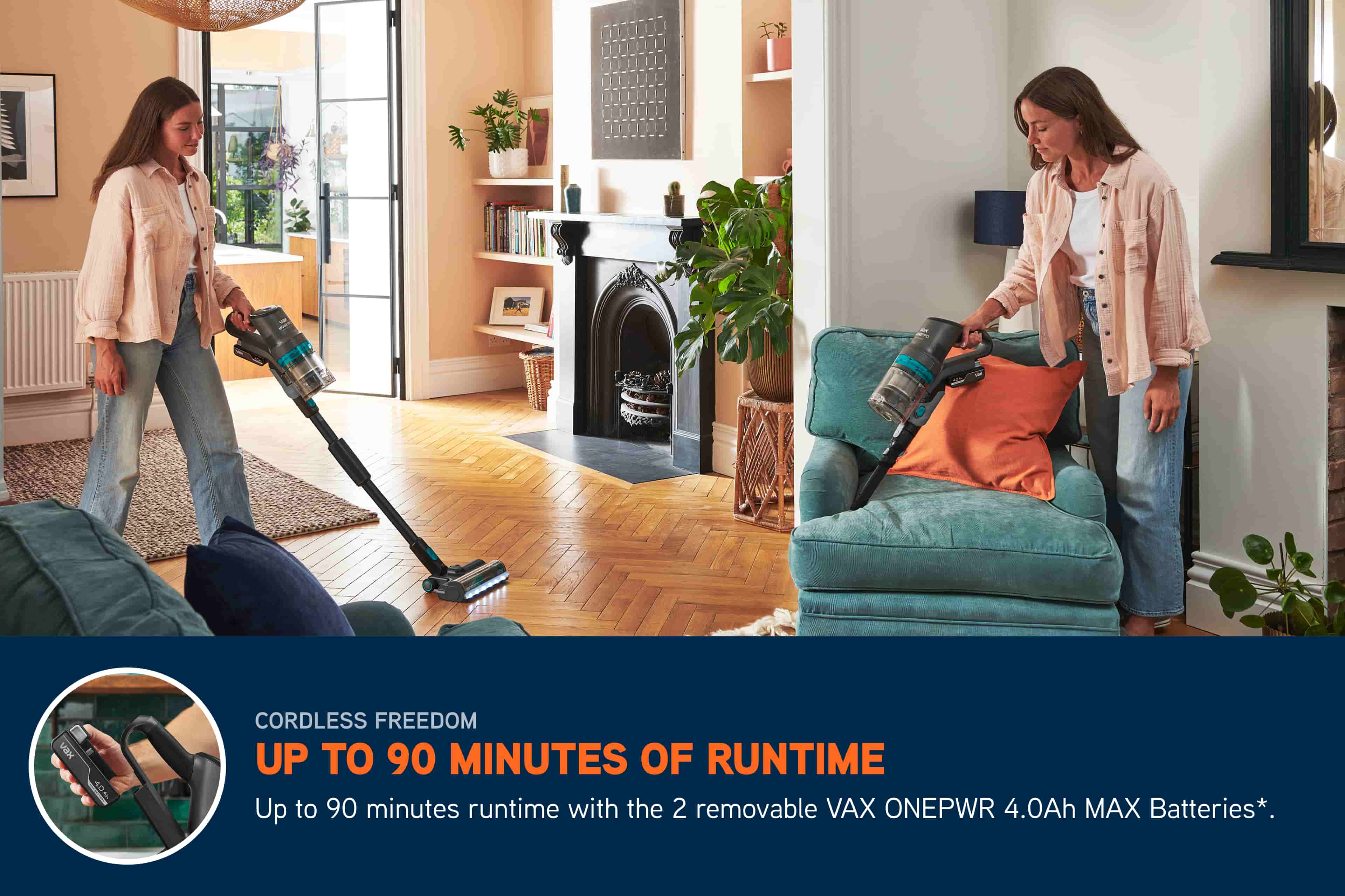 VAX HomePro Detect Pet-Design Dual Cordless Vacuum Cleaner